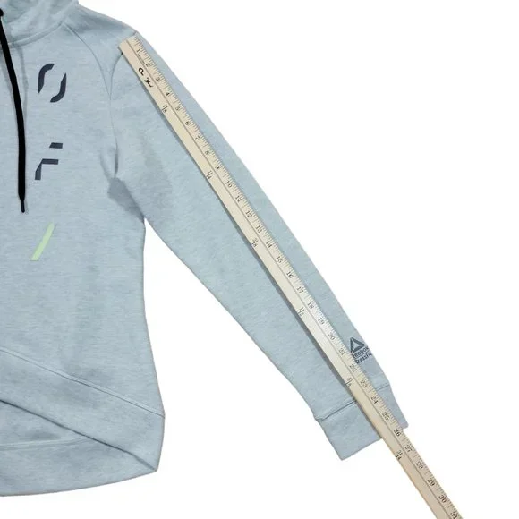 Reebok Womens Rc SpeedWick Hoodie CD5760 Eucaly Sweatshirts (Sz S) - Picture 10 of 10